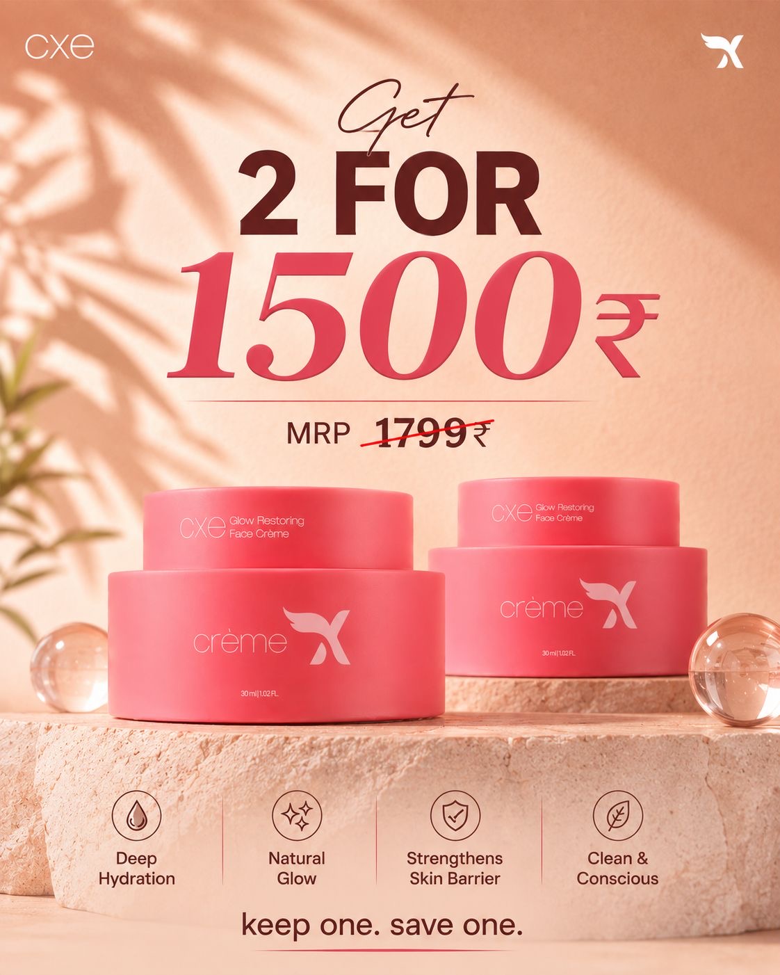2 cream face cream