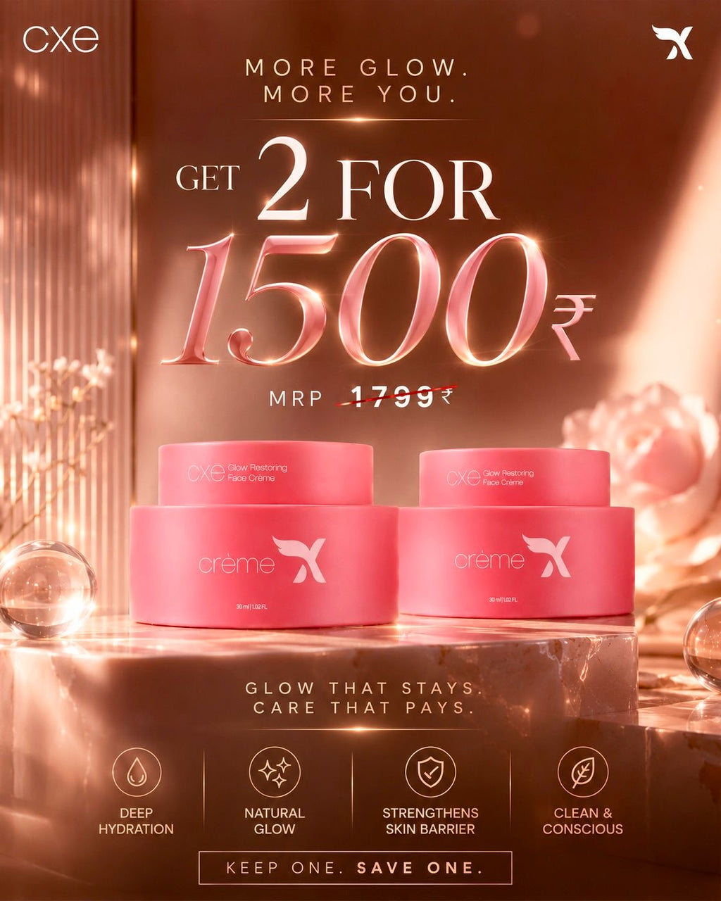 2 cream face cream