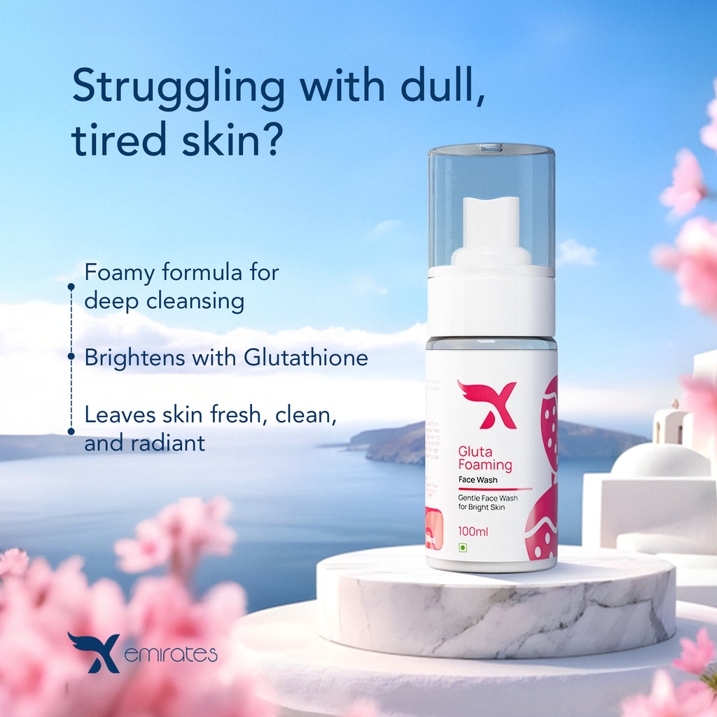GLUTA FOAMING FACE WASH